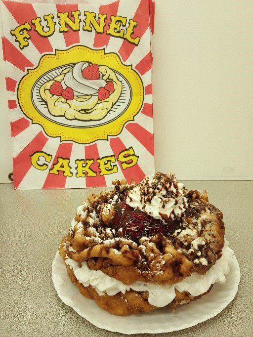 DOUBLE-DECKER FUNNEL CAKE